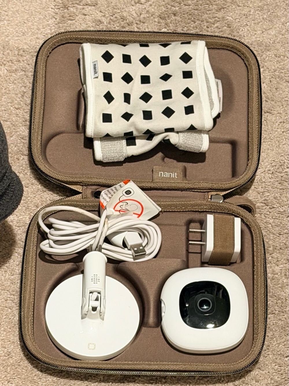 Smart Baby Monitor Travel Kit - White